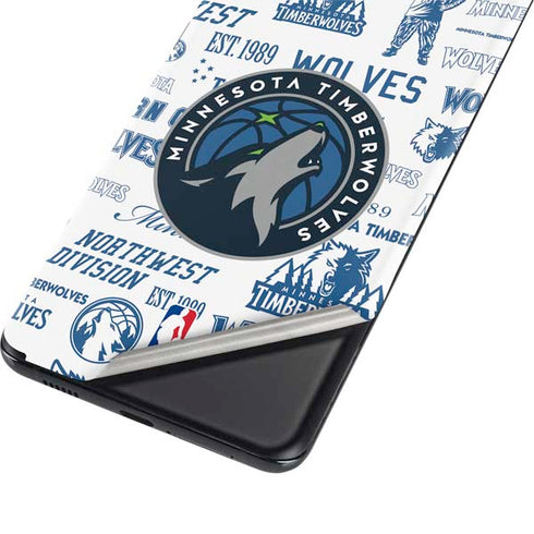 NBA Minnesota Timberwolves Historic Blast Galaxy S21 Ultra 5G Skin